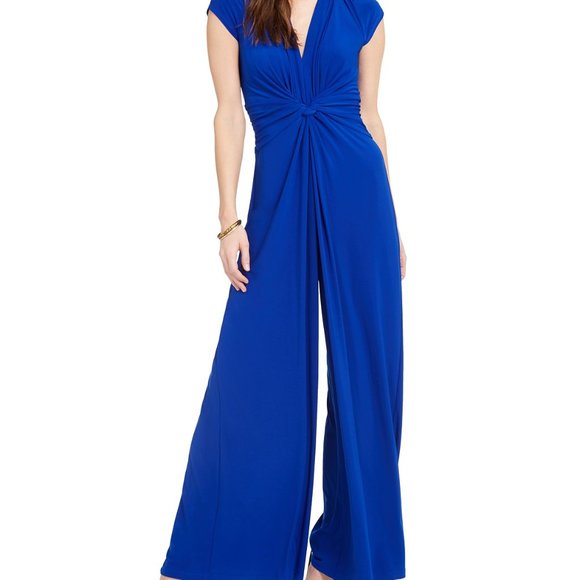 Vince Camuto Pants - Vince Camuto Women’s Twist-Front Plunge Jumpsuit
